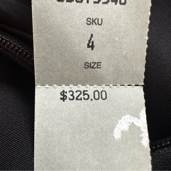 Y2K 90’s Long Black Formal Dress Cache Women 4 Vtg NWT Classic Cocktail Prom LBD - Picture 3 of 16